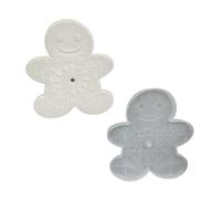 Moules de Noël en silicone pour résine époxy en forme d'horloge pour bonbons, chocolat, fondant, démoulage flexible