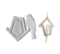 Moules de Noël pratiques en résine époxy robuste en silicone pour pendentif rond et ornement fournitures d'artisanat outils pour usage quotidien