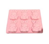 Moules de Pâques à libération facile en forme de lapin 3D