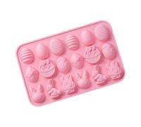 Moules de Pâques - Facile à utiliser pour des créations faites maison - Pour mouler des bougies et du savon - Pour chocolats, gâteaux, pâtisseries, décoration, gâteaux