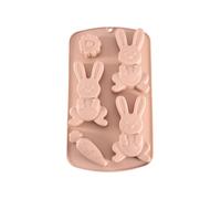Moules de Pâques Forme de Lapin 3D Antiadhésive