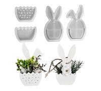Moules de Pâques | Outil de bricolage 3D facile à libérer | Outil de bricolage lapin - Pour les vacances, les fêtes d'anniversaire, les travaux manuels, la maison, les amis, les étudiants, les adultes
