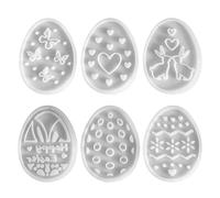 Moules de Pâques, outil de bricolage, matrice de plâtre, pour ornements en résine, kits de bricolage, décoration d'intérieur, famille, amis, fête, projet d'artisanat
