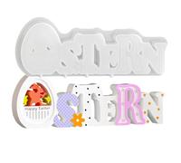 Moules de Pâques, Outils de Loisir Créatif Lapin Souples, Moule Lapin De Pâques Pour Résine, Pour Décor de Printemps, Argile, Résine Époxy, Savon, Bougies,