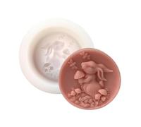 Moules de Pâques pour bougies - Moules en silicone pour moulage en résine Lapin de Pâques, Moules en résine époxy, Moules pour fabriquer des bougies, Moule en plâtre de lapin pour le traitement d