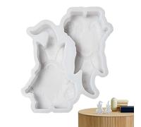 Moules De Paques Pour Resine,Matériel de Moulage Silicone Lapin Lutin | Formes à Ciment Décoratives pour la Maison,Pour Organisateurs De Fete Enseignants Art Passionnes Loisirs Creatifs Decorations Ma