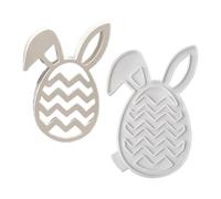 Moules de Pâques | Silicone Démoulage Facile Réutilisable - Moules Mignons De Lapin Et Œuf Pour Bonbons De Fête,Pour Femmes Débutantes Recettes de Biscuits Desserts Pudding Savon