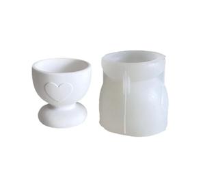 Moules de plateau d ' œufs en Silicone sur le thème de la saint-valentin, pour la fabrication de bougies, porteœufs, cuisson chocolat, projet de moulage de résine, moules de fabrication de bougies