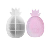 Moules de plateau en silicone pour résine,moule de plateau en silicone,Moules en résine époxy d’ananas - Moules de plateau en résine, moules de moulage de porte-bijoux pour la fabrication de décoratio