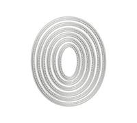 Creotime moules de poinçonnage et de gaufrage 5 x 3 - 12 x 10 cm Gris argenté G