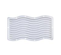 Moules de porte en silicone - Motif rayé - Résine époxy - Pour gobelets - Ornements de maison - Plateau rayé - Moule à arc de moisissure