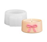 Moules de pot de stockage de moule de nœud papillon en silicone multifonctionnel adaptés à la boîte de rangement d ' artisanat en résine et à la jardinière décorative Moule à nœud papillon en silicone