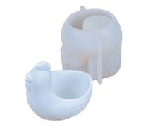 Moules de pots de fleurs flexibles, moules d ' artisanat, de jardinière succulente en forme d ' animal, de bougeoirs, de bougie en Silicone
