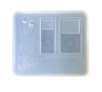 Moules de projet pratiques, thèmes MP3, moules d'ornement faits à la main, structure en silicone, parfait pour l'argile, la cire et la résine, l'artisanat, la décoration, le moule en silicone