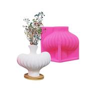 Moules de rangement de bureau en silicone flexibles en forme de rayures pour la fabrication de pots de fleurs