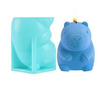 Moules de résine animale - Moules de silicone pour l'artisanat | Moule de silicone en pudding 3D mignon | Accessoire décoratif amusant pour les faveurs à gâteau | Utiliser pour Pâques, fête d'annivers