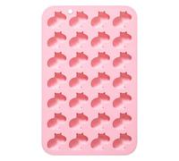 Moules de silicone à petite cuisson - 8,15x5.2x0,43 pouce de moisissure au chocolat, mouleà cuisson, mouleà dauphin de qualité alimentaire | moulede libération facile à bâton portable pour les gâte