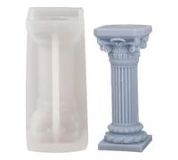 Moules de silicone des piliers grecs - Moule de bougies de colonne romaine durable | Molld en résine en plâtre de style antique | Bougie de bricolage fabriquant Moold pour l'aromathérapie, l'artisanat