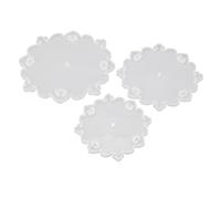 Moules de silicone style européen 3 couches perhiques coulant la résine Moule résine durable réutilisable facile Demouding DIY Fabrication pour artisanat d'art