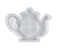 Moules De Sous-fonds En Silicone Cup Mat Moule De Théifiée Téapot Forme Résine Moules D'artisanat Texture En Silicone Pour Époxy Et Fabrication