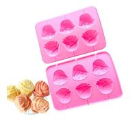 Moules de sucette au chocolat, moules de sucette des bonbons durs | Moules de roses au chocolat en silicone 3D,Outils de boulangerie de biscuits à la cuisine antiadhésive, accessoires de cuisson de qu