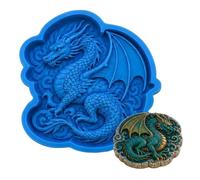 Moules de tremplin en béton, moules de ciment en silicone de dragon | Moule en pierre de passerelle en ciment pouvant être peint, pour chemin extérieur, décoration artisanale de bricolage
