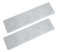 Moules de Tuille 2pcs Moules de tuile de Flocon de Neige Moules de Dentelle en Silicone pour décoration de gâteau DIY Moules de Cuisson de qualité Alimentaire Facile à libérer pour la Nourriture, Le