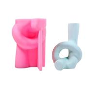Moules de vase simples et créatifs, texture en silicone, parfaits pour la fabrication de jardinières et de projets de ciment, moule de vase à fleurs