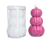 Moules de versement en forme de citrouilles - Moule de silicone Halloween | Moule de citrouillee durablee pour les gâteaux aux bougies | de résine époxy pour barres de savon, chocolats de bougie