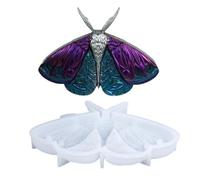 Moules décoratifs en silicone avec anneaux muraux en forme de papillon de nuit, décoration murale, texture en silicone, moule pour travaux manuels