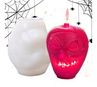 Moules d'Halloween en silicone - Moules faciles à retirer pour l'aromathérapie - Avec décoration en résine époxy