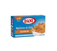 Moules du Chili en Escabèche, 4 boîtes, Calibre 13/18