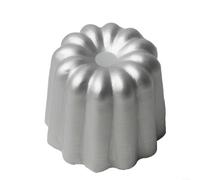 Moules en aluminium antiadhésifs conçus pour la cuisson de tartelettes à gelée et supports à fromage avec bord cannelé pour un attrait esthétique et une durabilité améliorés (bord ondulé)