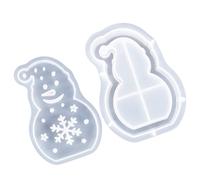 Moules en élastomère moulé de Noël pour travaux manuels, lumières de cire, chocolats et radiances nocturnes, tourne-disque, moules de Noël en élastomère