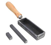 Moules en fer moulé pour lingot en métal - Outil de fusion de métal doré et argenté - Outil de fabrication de bijoux