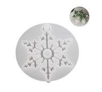 Moules en forme de flocon de neige en silicone pour la fabrication de bijoux avec un matériau résistant pour la fabrication de boucles d'oreilles en résine, colliers suspendus et plus encore