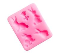 Moules en forme de lapins en silicone pour fabrication de résine époxy