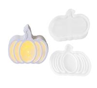Moules en plâtre | 2 pièces Moules en forme de d'automne, travaux manuels, lampe d'ambiance, décoration d'Halloween pour amateurs, collection intérieure et extérieure, maison