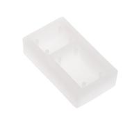 Moules en résine avec trou en silicone pour bracelet et pendentif rectangulaire pour la fabrication de bijoux et de savon