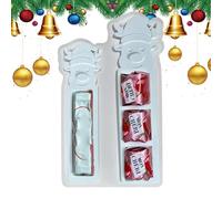 Moules en résine de Noël - Moules en silicone en forme de renne et d'élan pour loisirs créatifs | polymère époxy pour décoration de chocolat, gomme, argile