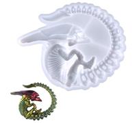 Moules en Résine de Silicone,Moule Époxy 3D en Forme de Dragon et de Papillon pour Moulage,Décoration Murale,Bricolage,Décoration de Porte,Présentoirs