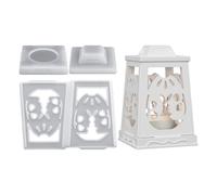 Moules en résine de silicone - Moules en silicone de qualité alimentaire et résistant à la chaleur - À utiliser avec du plâtre, du savon ciment et des décorations DIY