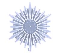 Moules en résine d'horloge en forme de grand nombre en silicone époxy pour décoration d'intérieur, décoration murale