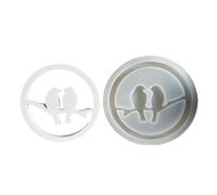 Moules en résine en forme de couronne d'oiseaux pour la fabrication de photophores, décorations de chambre, cadeaux de vacances, projets d'artisanat