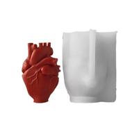 Moules en résine en forme de cœur pour la fabrication de savons, chocolats, gâteaux, fondants, décorations de chambre flexibles