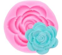 Moules en résine en forme de fleur, 5,4 x 5,4 cm, moule en silicone en forme de fleur de chrysanthème, tournesol, décoration de gâteau, décoration de cupcakes, bonbons, chocolat, argile, pâte à gomme