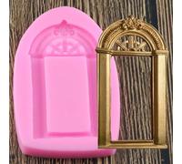 Moules en résine en forme de fleur, 8,5 x 5,6 cm, moule en silicone 3D pour porte de sucre, moules à argile, outils de décoration de gâteaux, moules de cuisine, moules à chocolat, fondant, bonbons