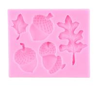 Moules en résine en forme de fleur, arbre de Noël, flocon de neige, pommes de pin, outils de décoration de gâteau, cerf, chocolat, gumpaste moule à bonbons, moules en argile 9,6 x 8,1 cm