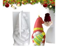 Moules en résine époxy de Noël, moule pour gnome, sapin, plâtre, moule en silicone, pour la fabrication de bougies, résine époxy, bricolage, plâtre, argile, plâtre, Noël, aromathérapie, bricolage