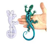 Moules en résine époxy en forme de lézard, grands animaux, moules en résine de silicone, décoration d'Halloween, décoration murale, cadeaux de Noël